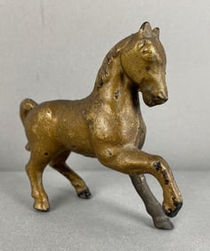 Antique Cast Iron Horse Bank