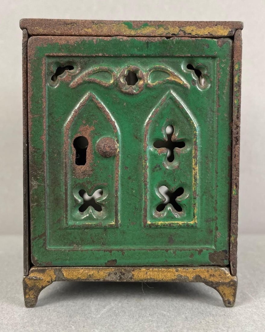 Antique Cast Iron Window Safe Bank (1 of 6)