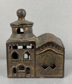 Antique Cast Iron Domed Mosque Bank