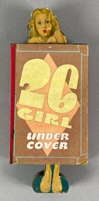 Vintage 26 Girl Under Cover Punchboard Gambling Game