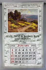 Group of 1920s Advertising Art Calendars and Print