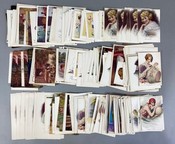 Group of NOS Vintage 300+ Mail In Calendar Salesmen Sample Lithograph Prints
