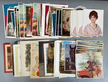 Group of NOS Vintage Assorted Lithograph Prints and More