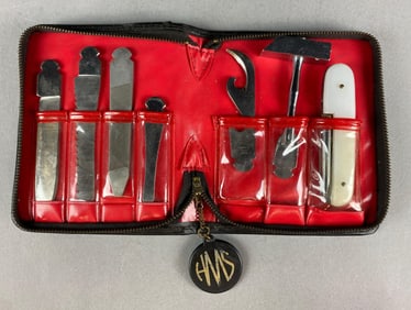 Vintage Barlow HM Schaef Franklin Park Illinois 7 Piece Steel Toolset