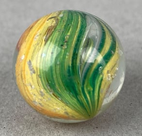 Antique German Glass Onion Marble