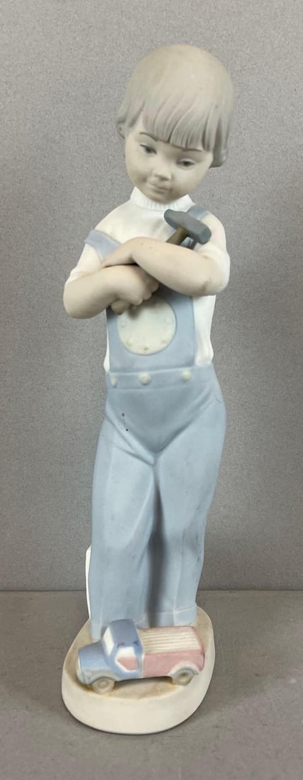 Lladro Mechanic Boy Matte Porcelain Figure (1 of 4)