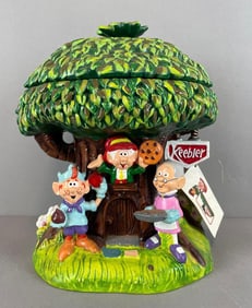 Millenium Edition Keeebler Treehouse Cookie Jar