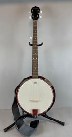 Galveston 5 String Banjo with Case