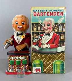 Vintage T.N. Rosko Tested Battery Powered Bartender