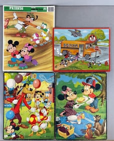 Group of Walt Disney Picture Puzzles