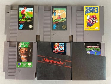 Group of Original Nintendo Games