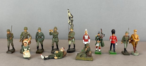 Group of Assorted Painted Military Figurines