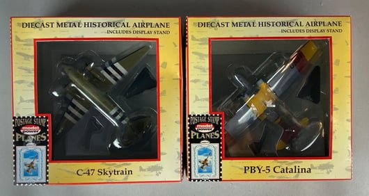 Group of 2 Postage Stamp Die-Cast Plans