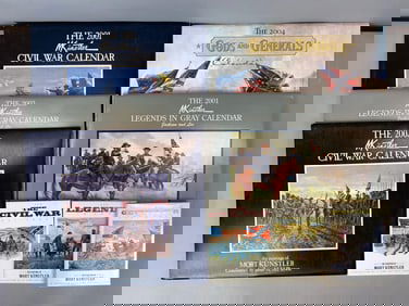 Group of Civil War Calendars and Postcards