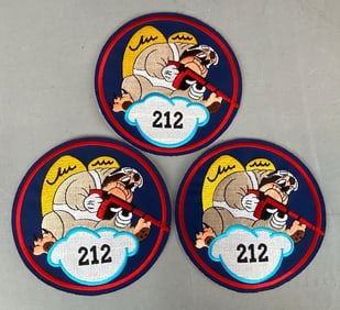 Group of 3 Reproduction US VMF-212 Patches