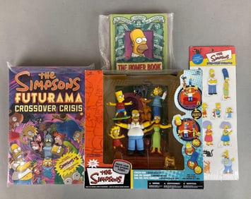Group of Assorted Simpsons Items