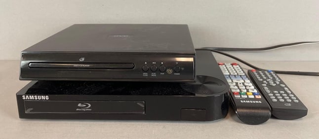 Group of 2 DVD Players with Remotes