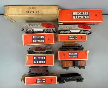 Lionel O Scale Outfit No. 2161 Locomotive and Cars with Original Set Box