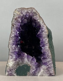 Natural Purple Amethyst Cathedral Geode