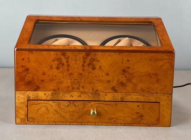 Wood and Veneer Automatic Multi-Watch Winder