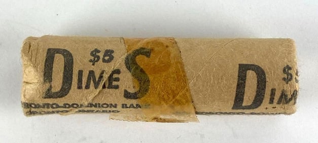$5 Roll of Canadian Dimes