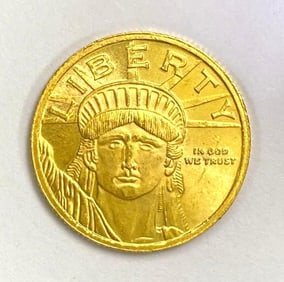 Money Metals Exchange Liberty 1/10 oz .999 Gold Round