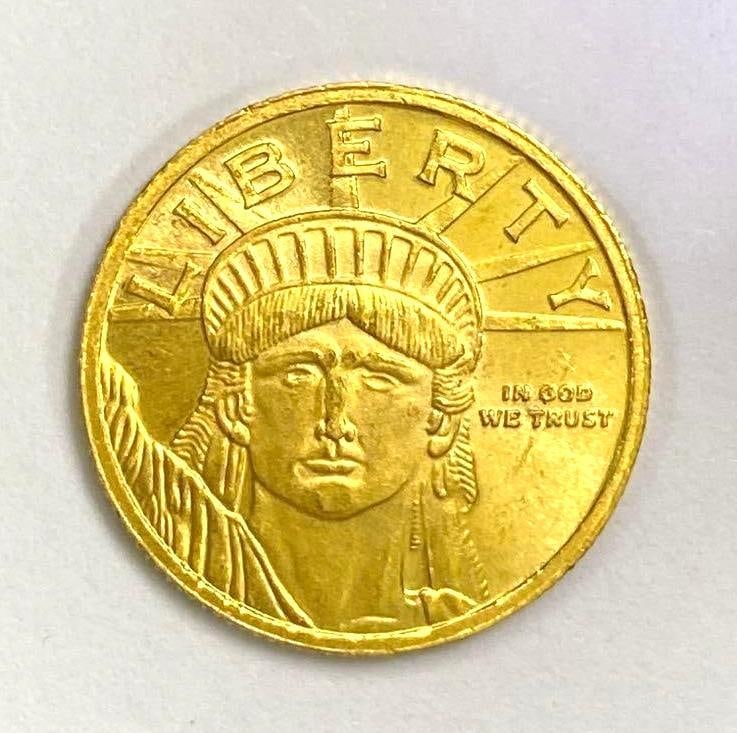 Money Metals Exchange Liberty 1/10 oz .999 Gold Round (1 of 2)