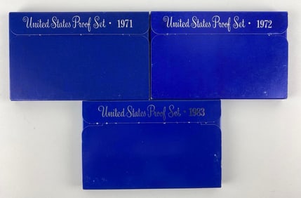 Group of 3 US Mint Coin Proof Sets