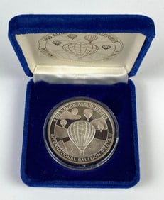 1995 Kodak Albuquerque International Balloon Fiesta 1oz .999 Fine Silver Commemorative Coin