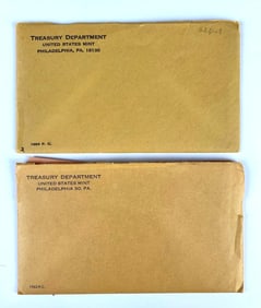 Group of 1962 and 1964 US Mint Proof Coin Sets
