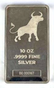 Bullion Exchanges 10 Oz .9999 Fine Silver Bar