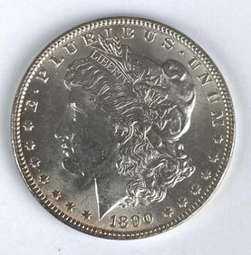 1890 Morgan Silver Dollar Coin