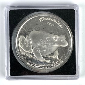 2022 Dominican Republic 1 Oz .999 Silver The Mountain Chicken $2 Coin