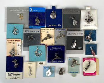 Group of Sterling Silver Charms