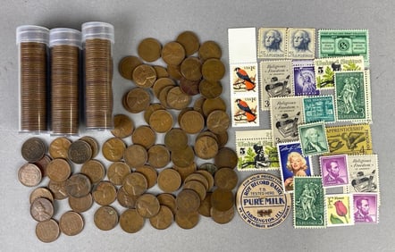 Group of 200 US Lincoln Wheat Cents and More
