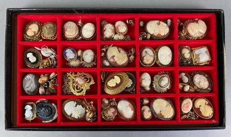 Group of Assorted Cameo Jewelry