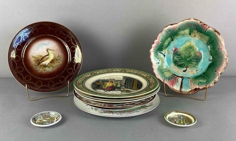 Group of Decorative Art Plates