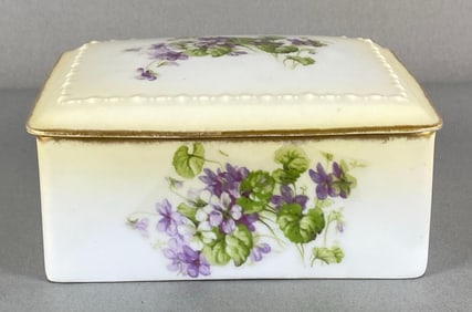 Blakeman and Henderson Floral Porcelain Humidor
