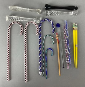 Group of Glass Items