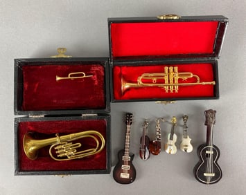 Group of Assorted Instrument Pins and Miniatures