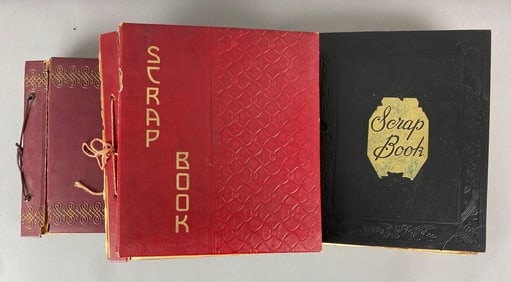 Group of 3 1950s Scrap/Photo Albums