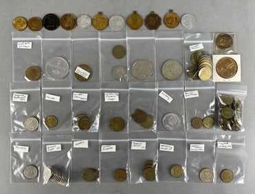 Group of Casino Tokens and More