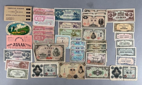 Group of 1946 WW2 Japanese Currency