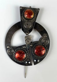 Sterling Silver Foil Art Piece Brooch