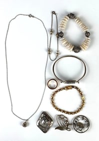 Group of Sterling Silver Jewelry