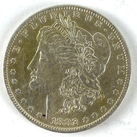 1882 US $1 Morgan Silver Dollar