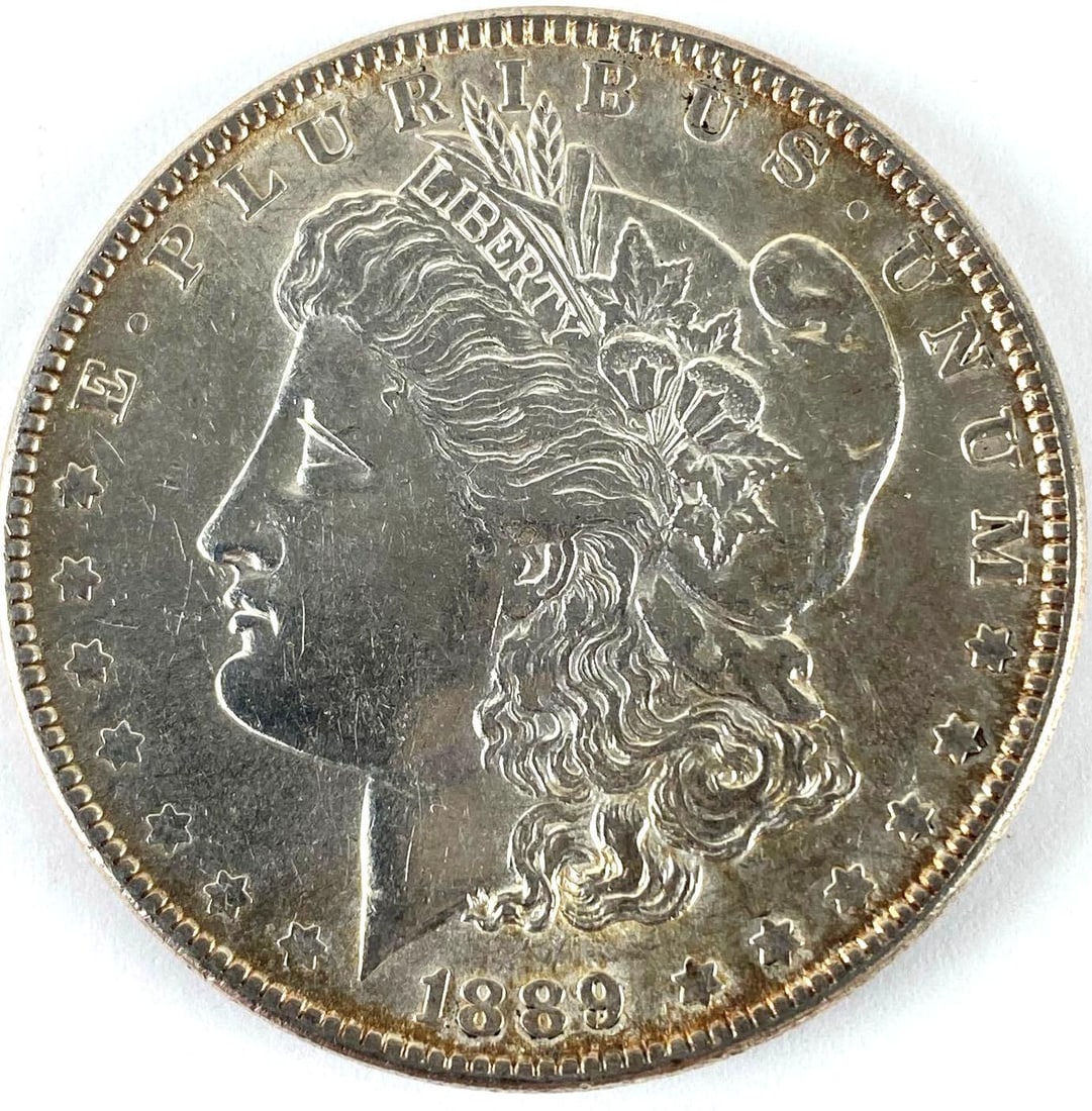 1889 US Morgan Silver Dollar (1 of 2)