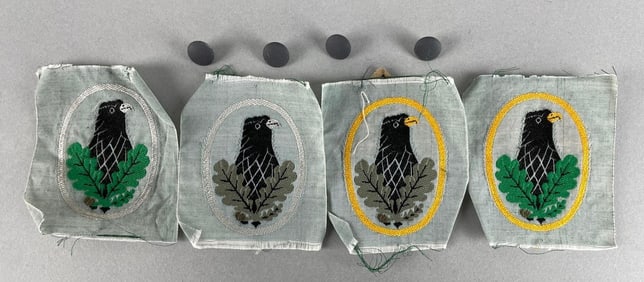 Group of WW2 German Sniper Patches