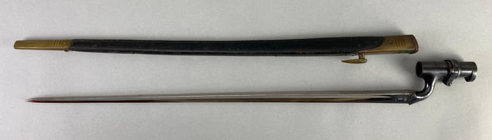 WW1 British Martini-Henry Socket Bayonet With Scabbard