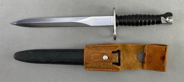 Swiss Model 1957 Bayonet with Scabbard and Frog